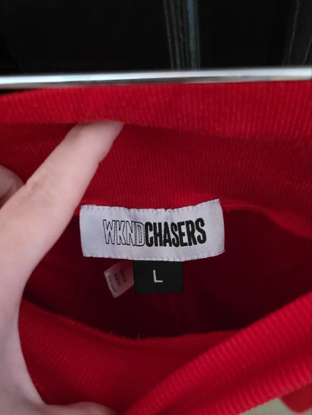 Women's Oversized Red Top and Shorts Set